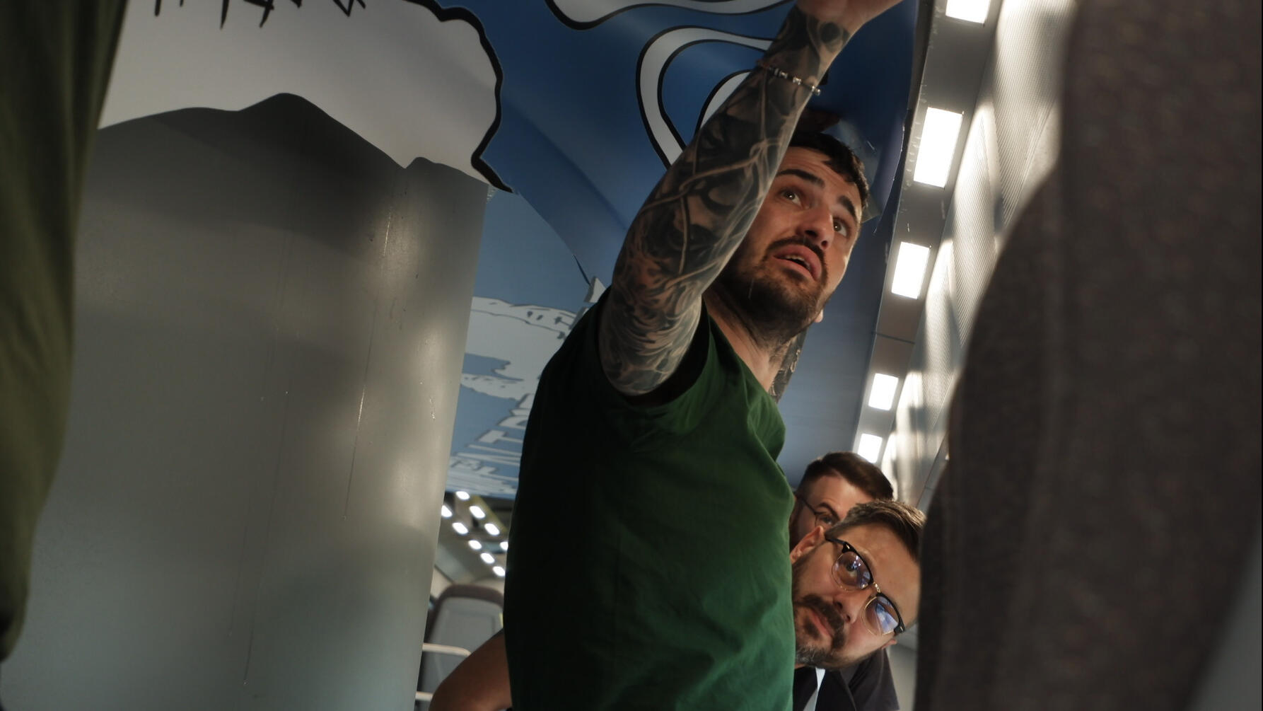 Danilo Sciorilli's “Mentre tutto va dove deve andare” set up